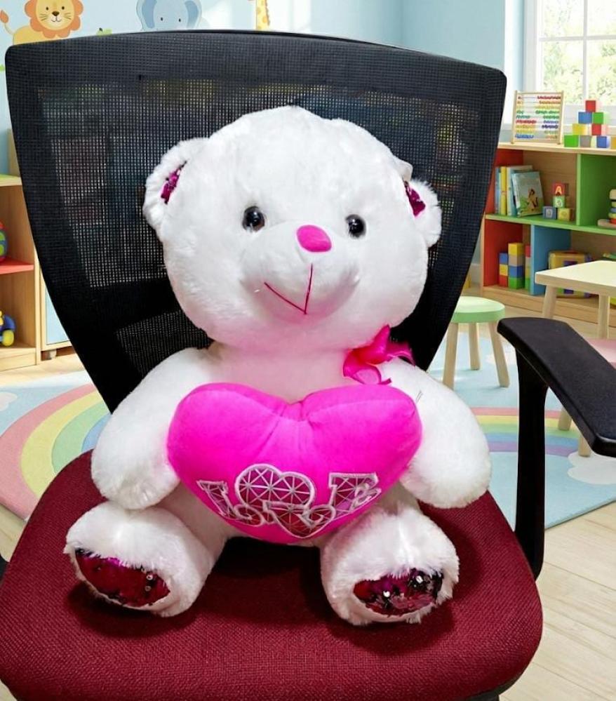 لعبة قطنية دب وسط حجم 40CM