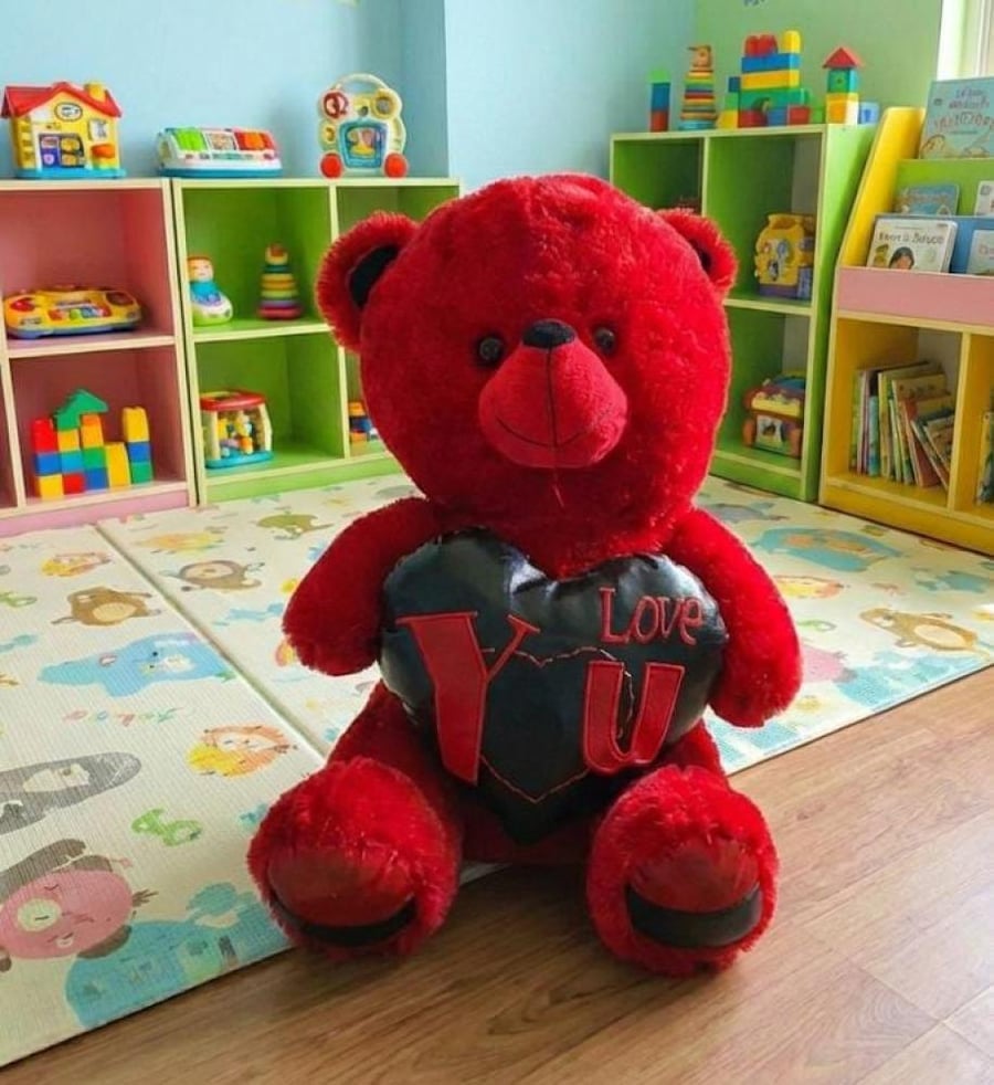 لعبة قطنية دب وسط حجم 40CM