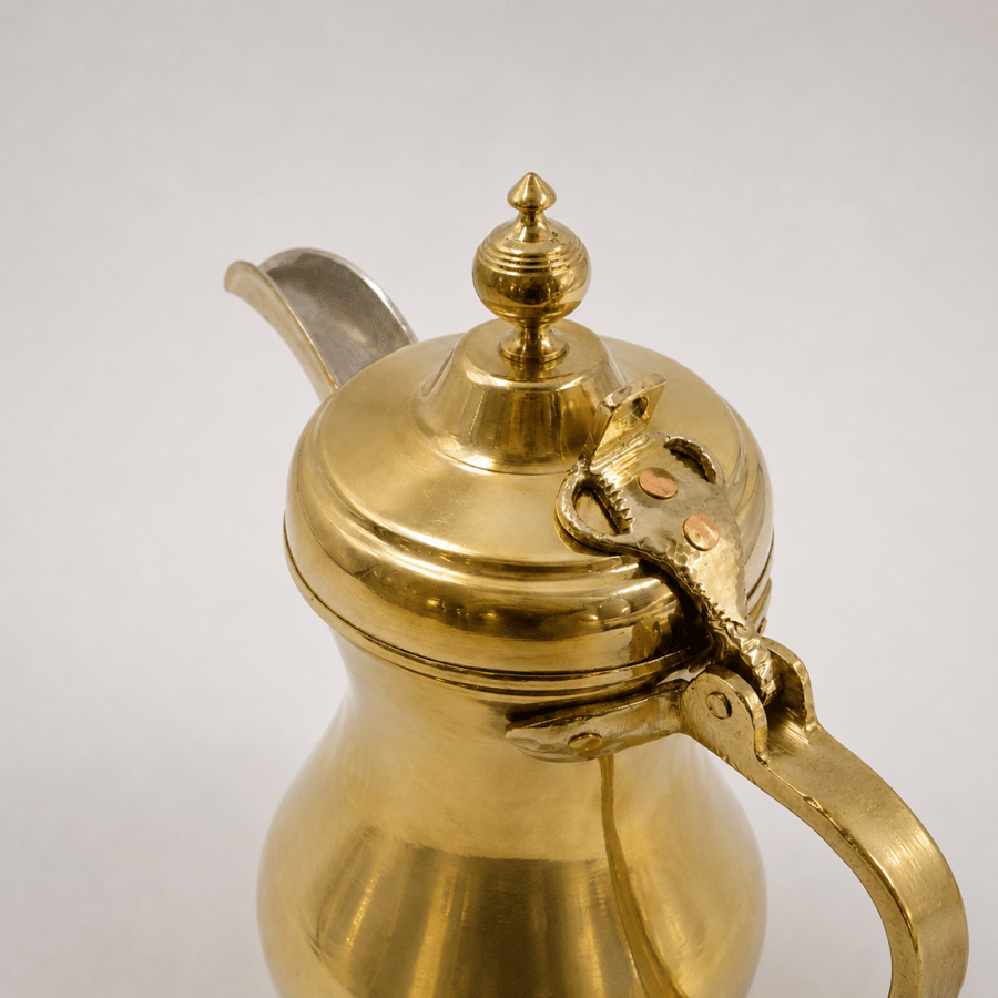 طقم دلال حبش منفوخ سادة – ذهبي كامل (3 قطع )