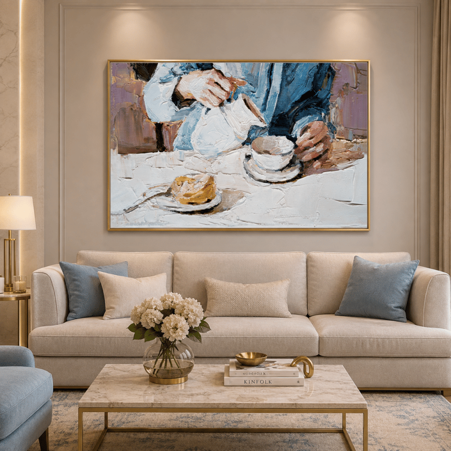لوحات فن تجريدي بنات تصميم مودرن