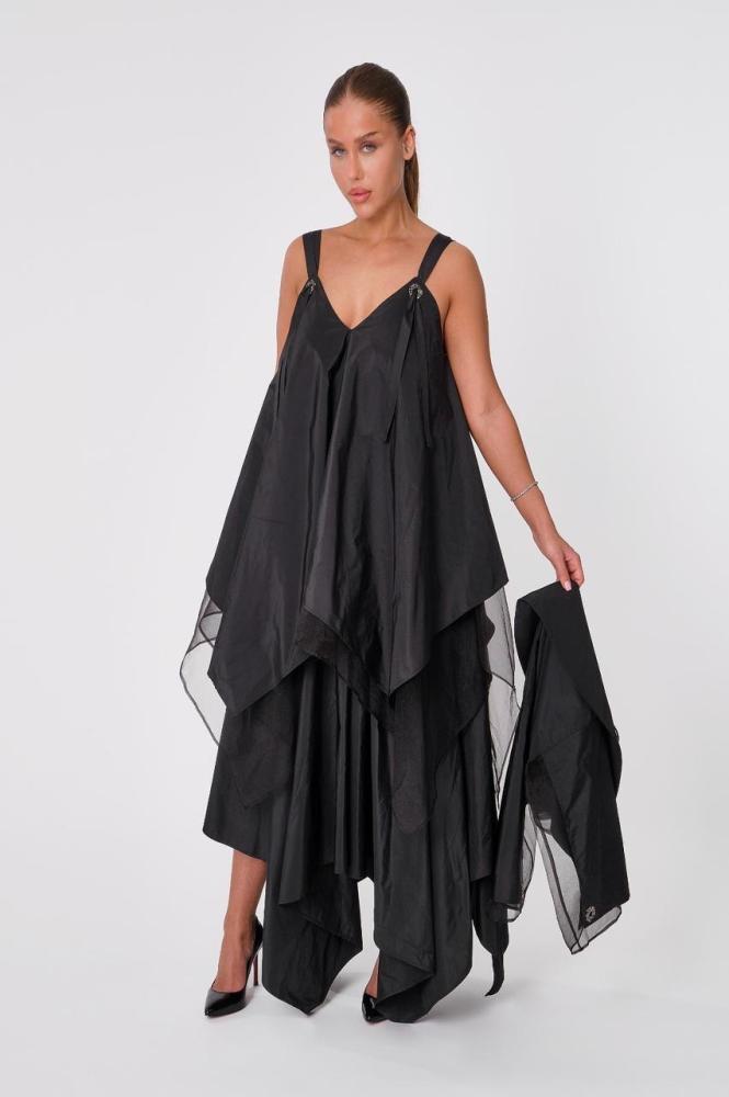 Two-piece set black layers with jacket