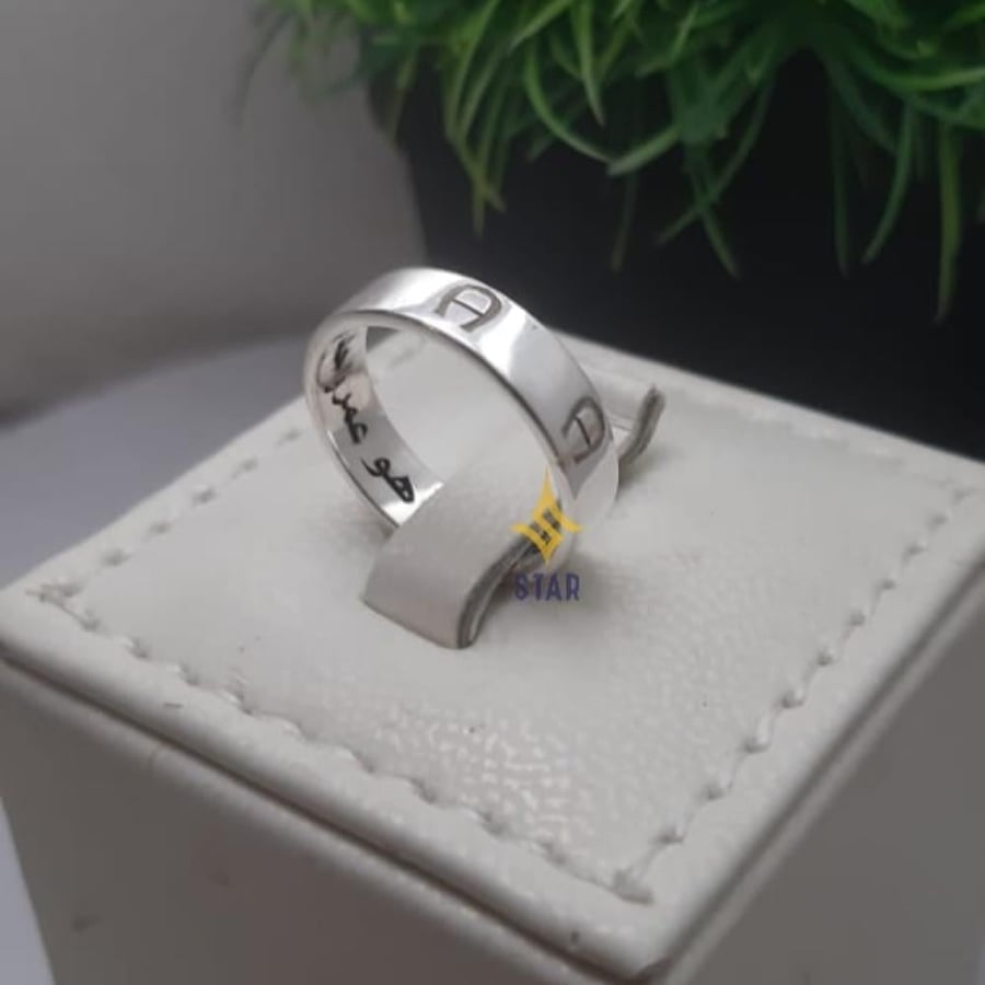 خاتم اقنر فضة خالص