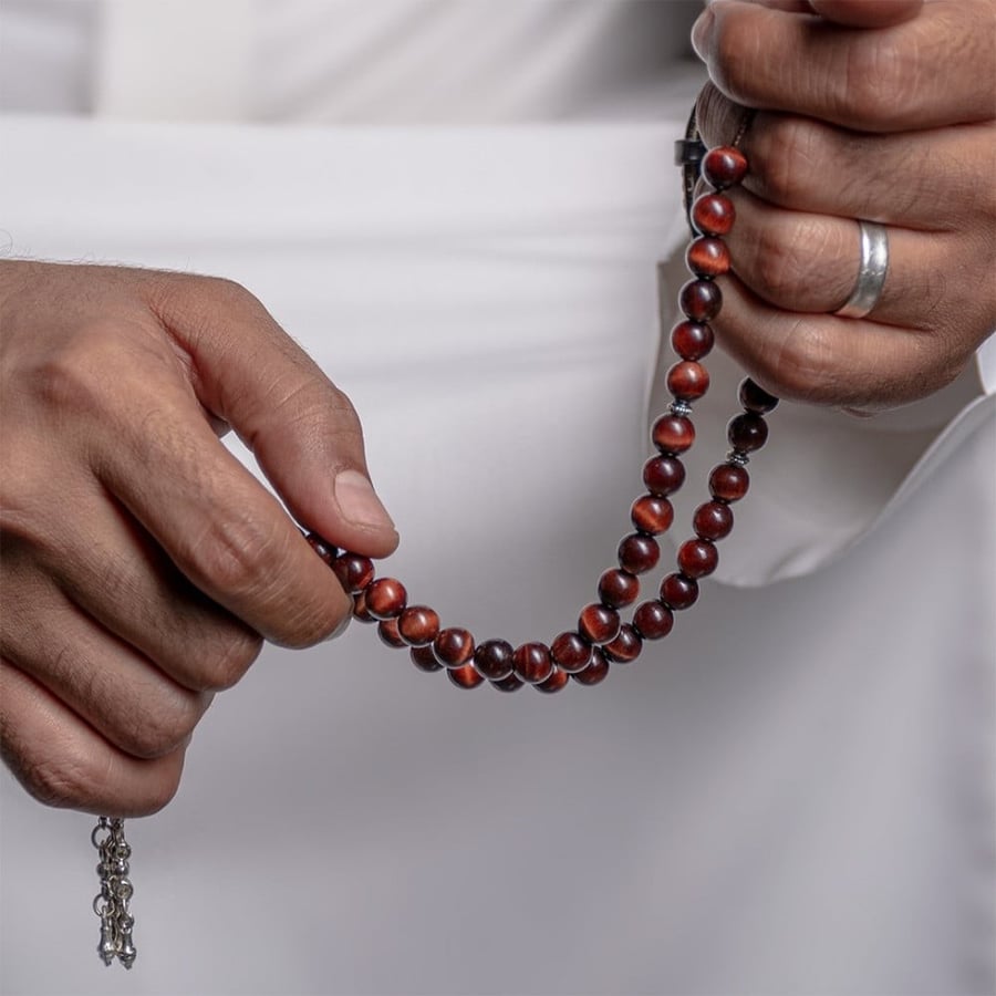 مسابح رجاليه عقيق احمر