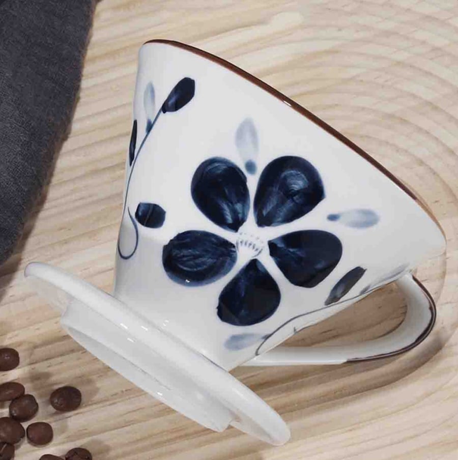 طقم تقطير V60 مشجر 02 - 450ml - أساس