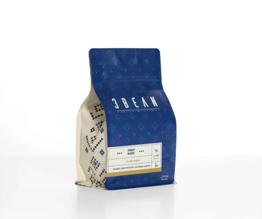 قهوة سويت بلند 250g ثري بيين - أساس