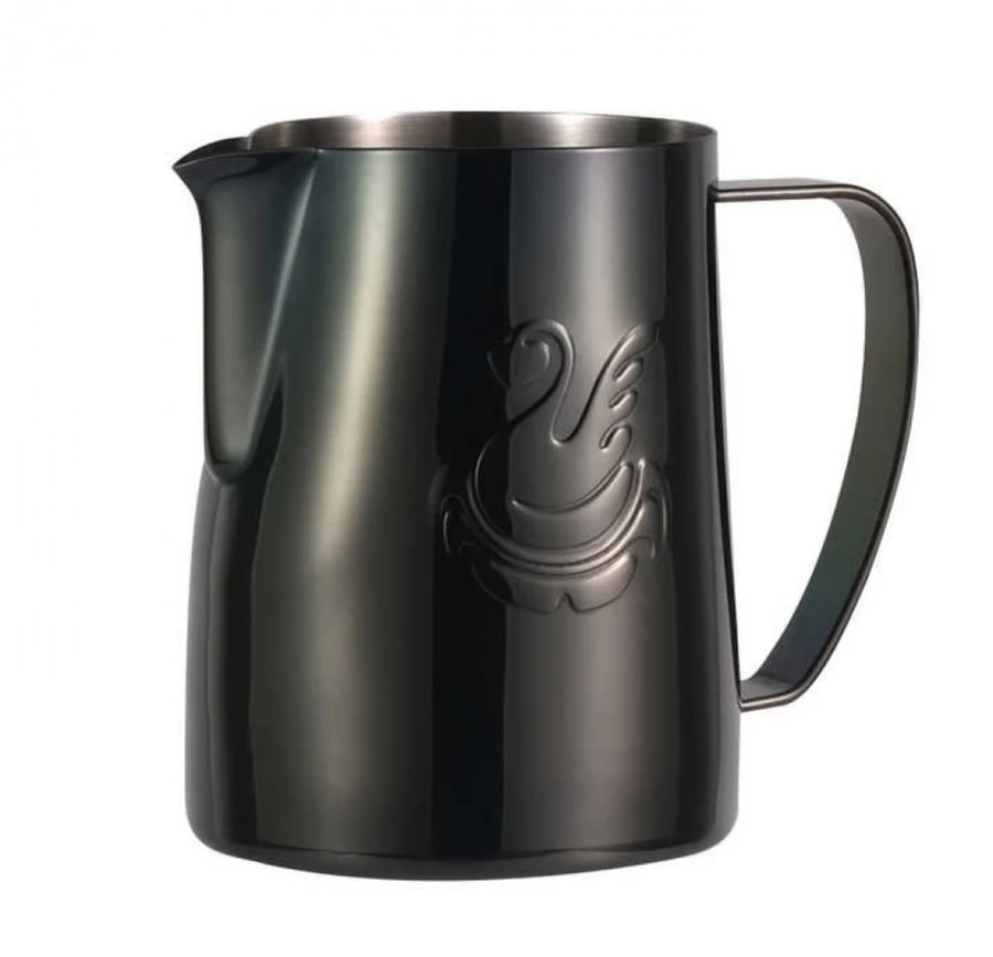 ابريق تبخير بتشر JIBBI - 600ml - اسود لامع - أساس