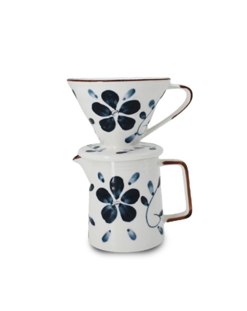 طقم تقطير V60 مشجر 02 - 450ml - أساس