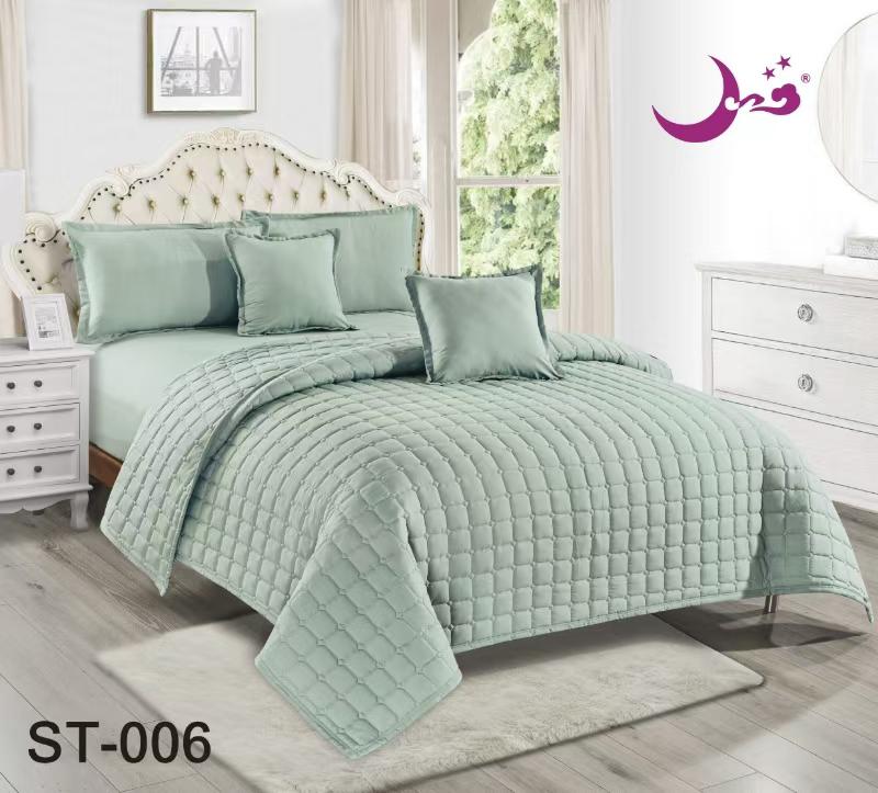 مفرش سادة نفرين مضغوط 6 قطع