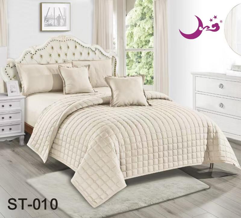 مفرش سادة نفرين مضغوط 6 قطع