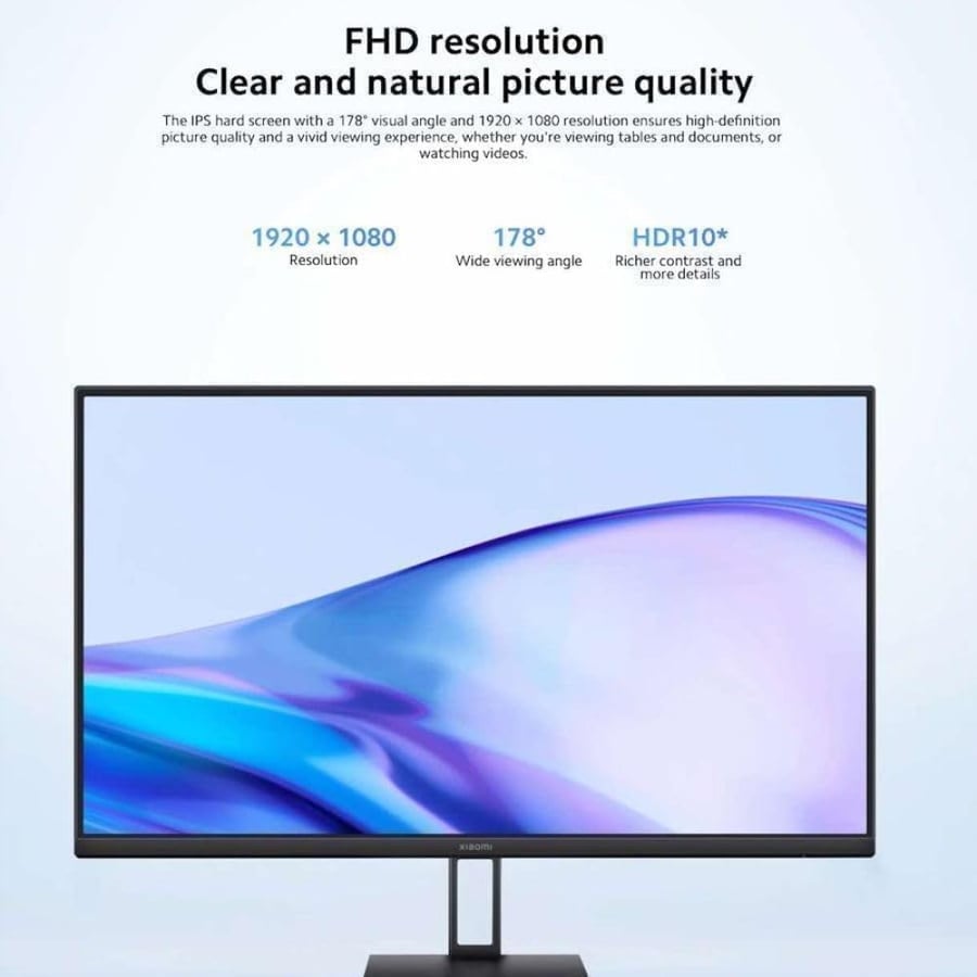 Xiaomi A27i 27" Full HD 1920x1080 100Hz Monitor - Black