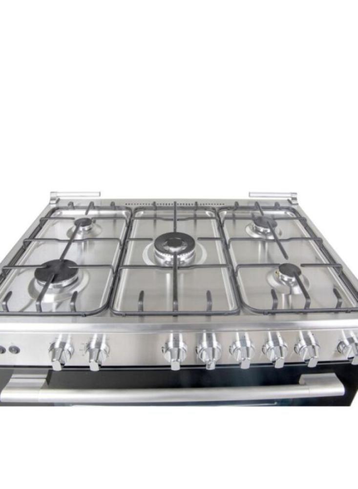 Media Gas Stove 5 Burners - 115 Liters - 90 cm - Silver - 36LMG5G030