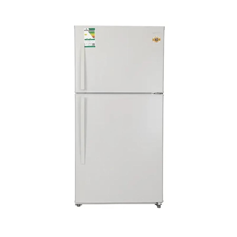جنرال سوبريم ثلاجة 21 قدم , ابيض , جلد , اضاءة LED , مقابض خارجية , ارفف زجاج  - GS98
