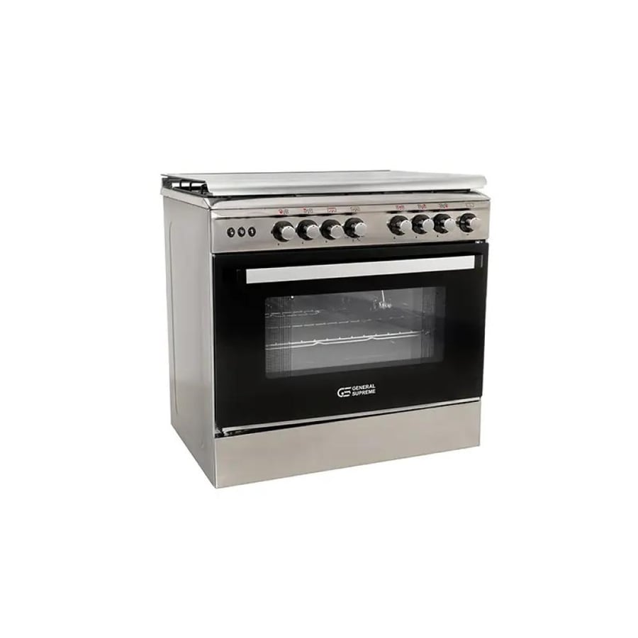 General Supreme gas burner, 5 steel burners, full safety - self-ignition, 60*80 cm - Egyptian - GS8650FS