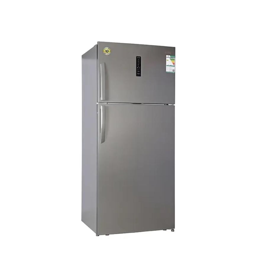 General Supreme Refrigerator 18.6 feet, Stainless Steel, Compressor Inverter, External Control Screen, LED Lighting, Multi Air Flow System, Door Lock with Key, External Handles, Glass Shelves - GS84SSI
