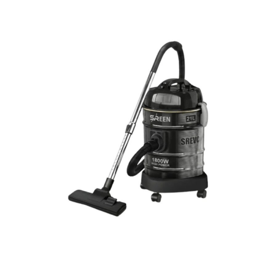 مكنسة سيرين برميل21 لتر 1800 وات اسود SREVC-21LB