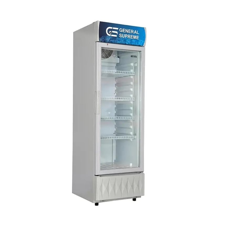 ثلاجة عرض زجاجى جنرال سوبريم 275 لتر - GS295X