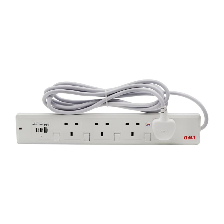 Electrical connection, 4 holes, 3 meters, 4024-77