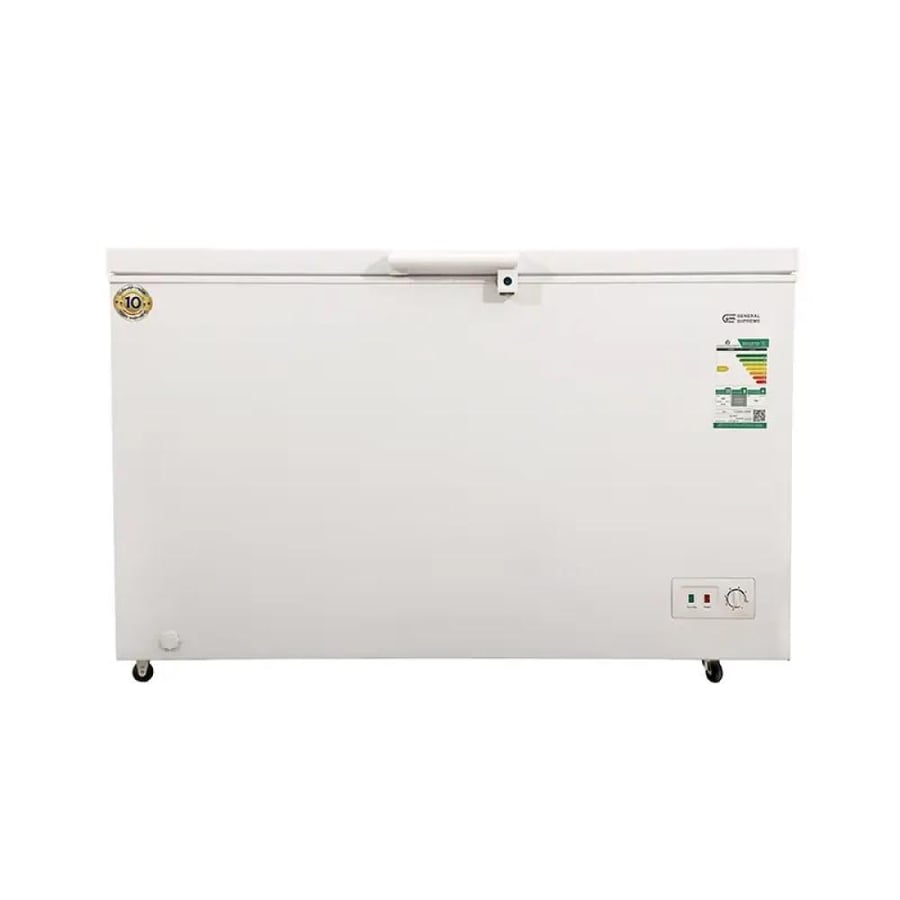 General Supreme Chest Freezer, 316 Liters, 11.2 Feet, White, Internal Lighting, 60/50 Hz - GSHF562H