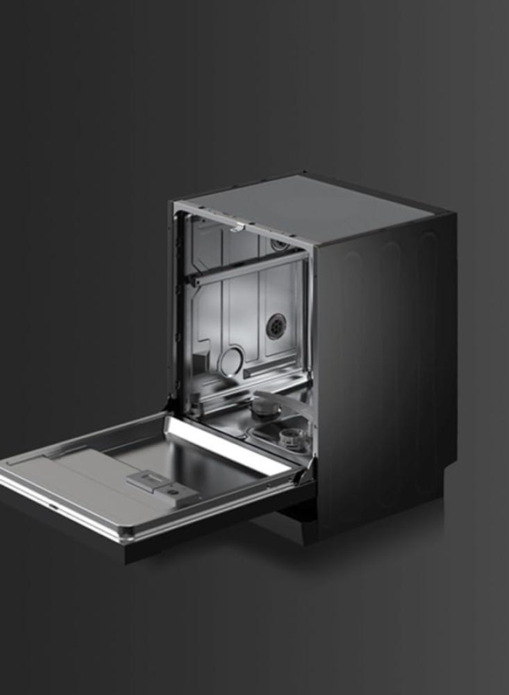 Dishwasher 15 Place Settings, 8 Programs, LED Display, Quiet 49 dB, Auto Open Door, Child Lock, Stainless Steel Interior | Model: RO-15DWGS