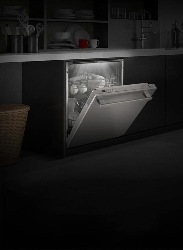 Dishwasher 15 Place Settings, 8 Programs, LED Display, Quiet 49 dB, Auto Open Door, Child Lock, Stainless Steel Interior | Model: RO-15DWGS