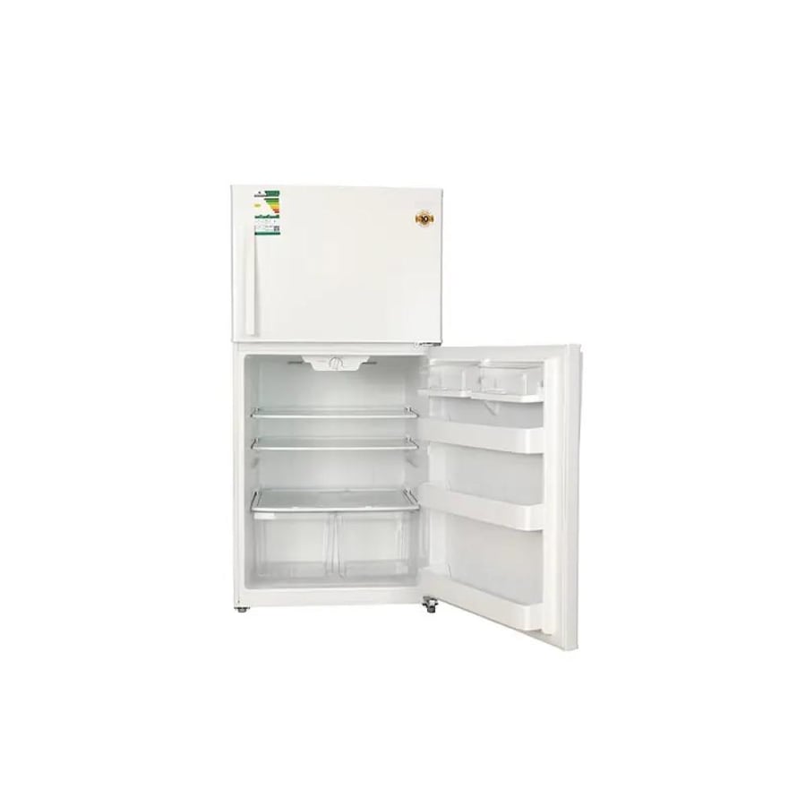 جنرال سوبريم ثلاجة 21 قدم , ابيض , جلد , اضاءة LED , مقابض خارجية , ارفف زجاج  - GS98