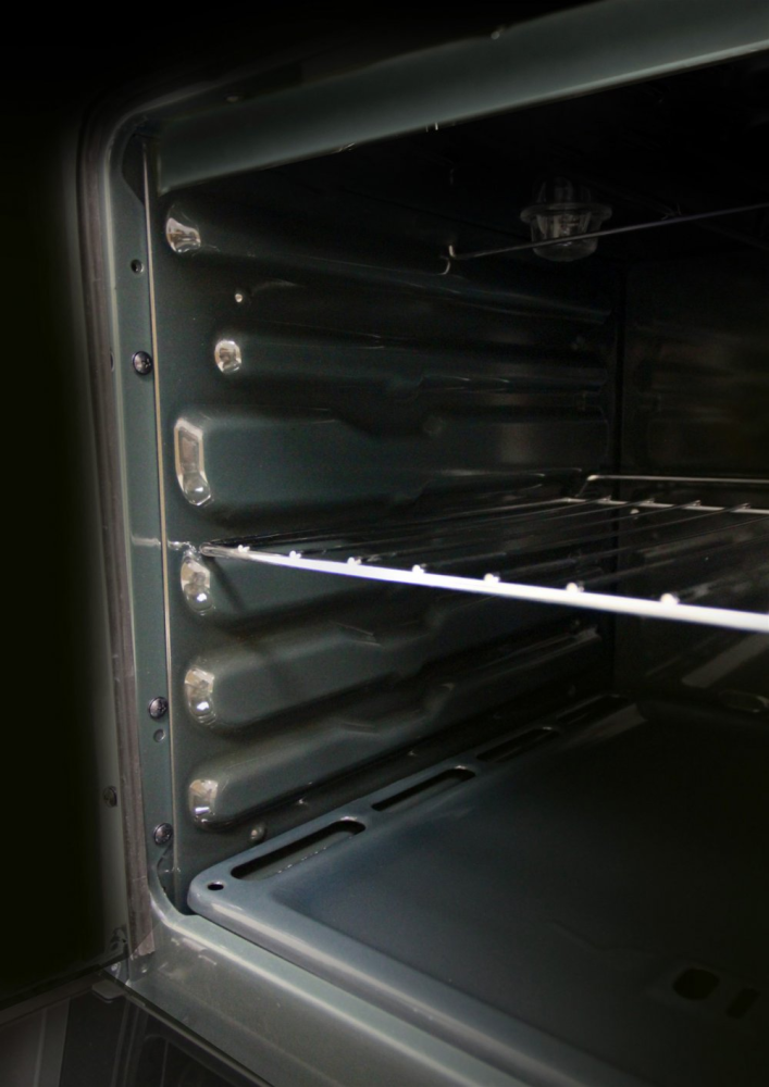 Glem Gas Oven 50*53, 4 Burners, Full Safety - Steel - AL554GIFS