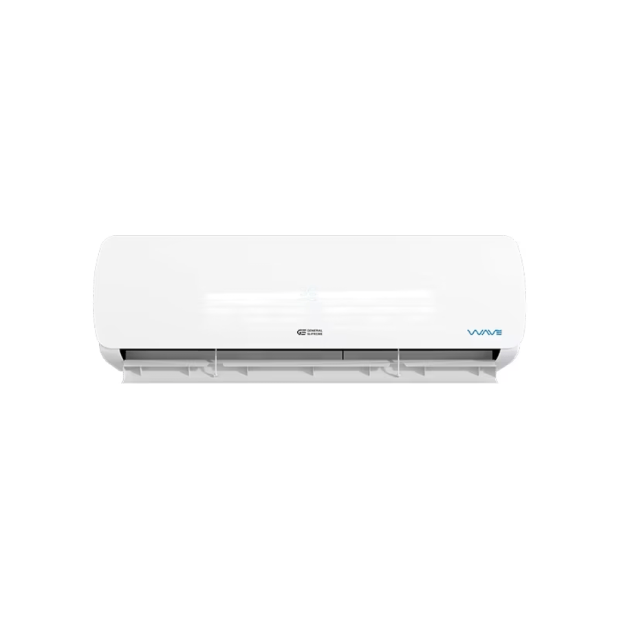 General Supreme Wave Split Air Conditioner Direct Voice Control Wi-Fi / Golden Fins / Self-Cleaning / Air Distribution / Health Filter / Cooling Capacity (18500) Cold - GS185VCC