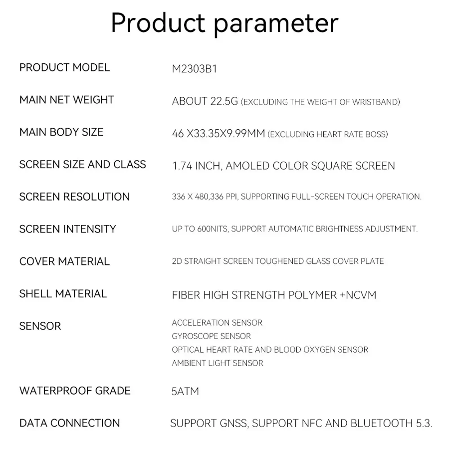Xiaomi Smart Band 8 Pro - BHR8007GL - Light Grey