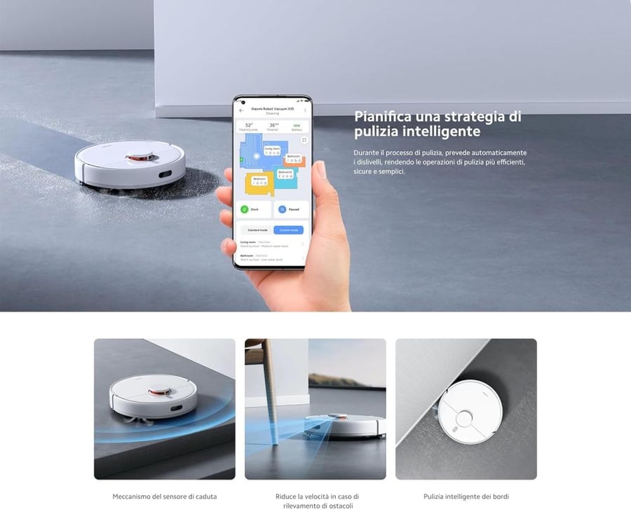Xiaomi Smart Robot Vacuum Cleaner and Mop X10 - White