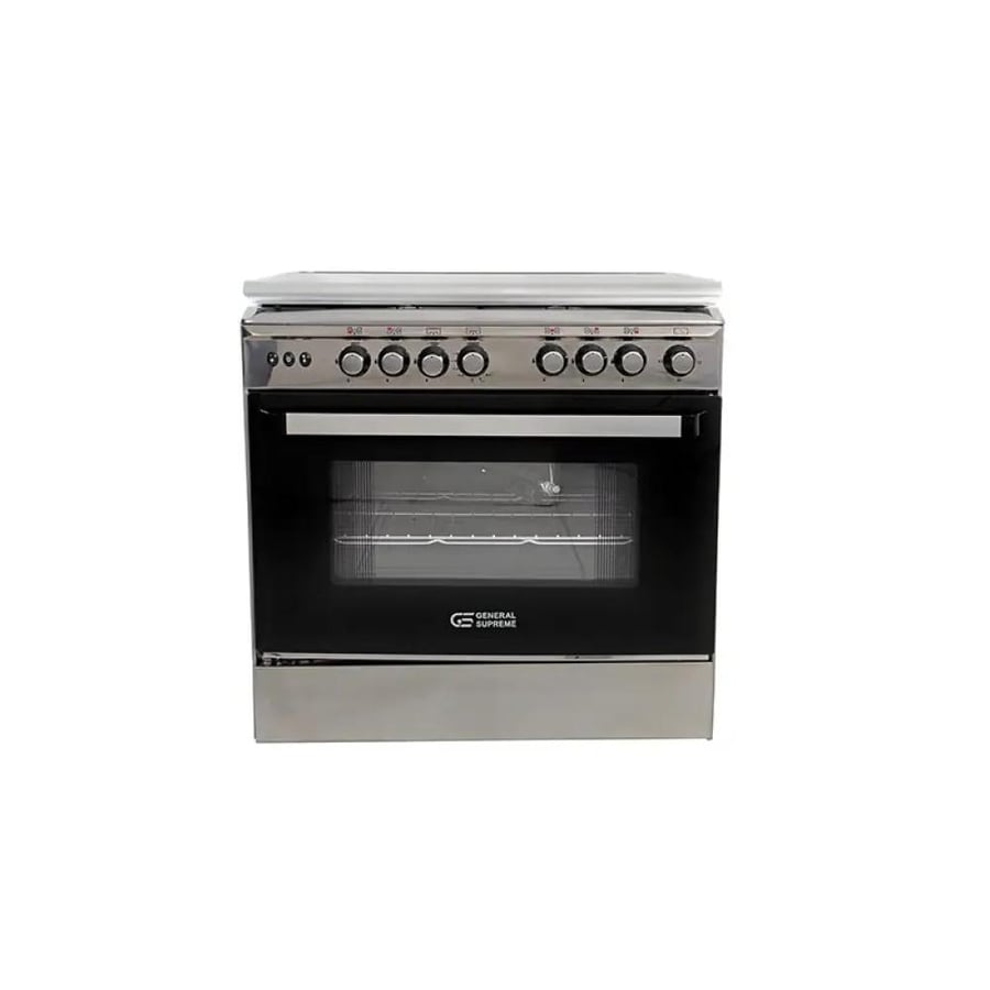 General Supreme gas burner, 5 steel burners, full safety - self-ignition, 60*80 cm - Egyptian - GS8650FS