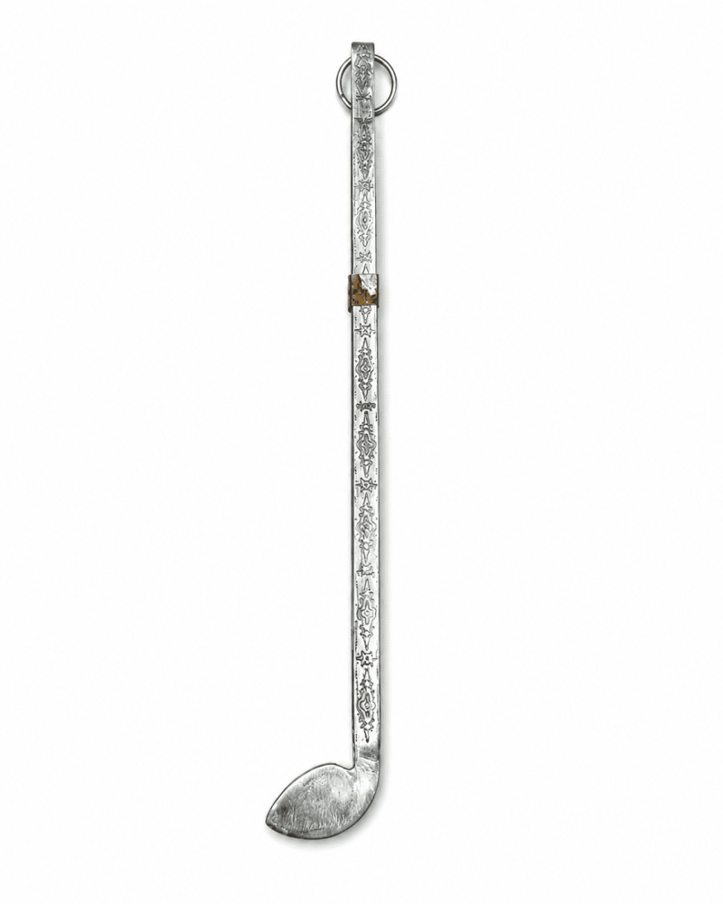 ملقاط جمر مع نقشه طول 50 سم من فيضة المقناص ضمن فحم وأدوات شوي لمستلزم