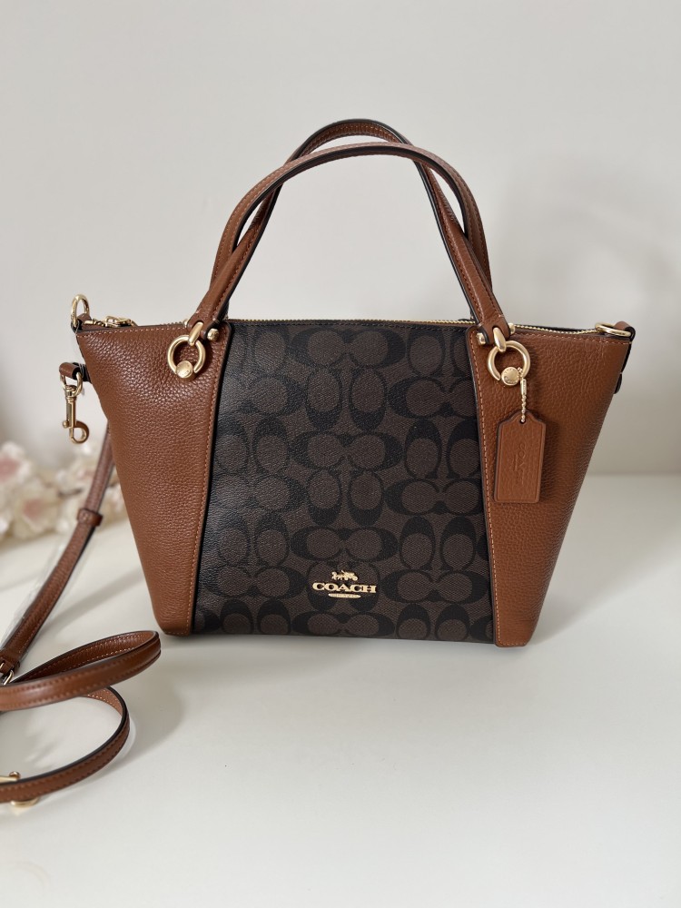 شنطة كوتش كروي بدي بني Kacey Satchel