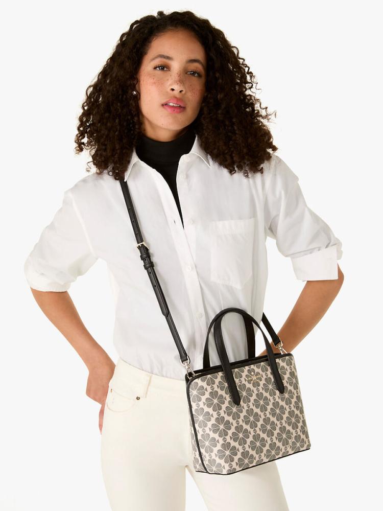 شنطة كيت سبيد small tote سكري واسود