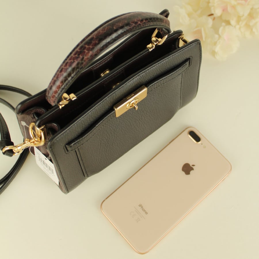 شنطة كوتش كروس بدي أسود Lane Top Handle