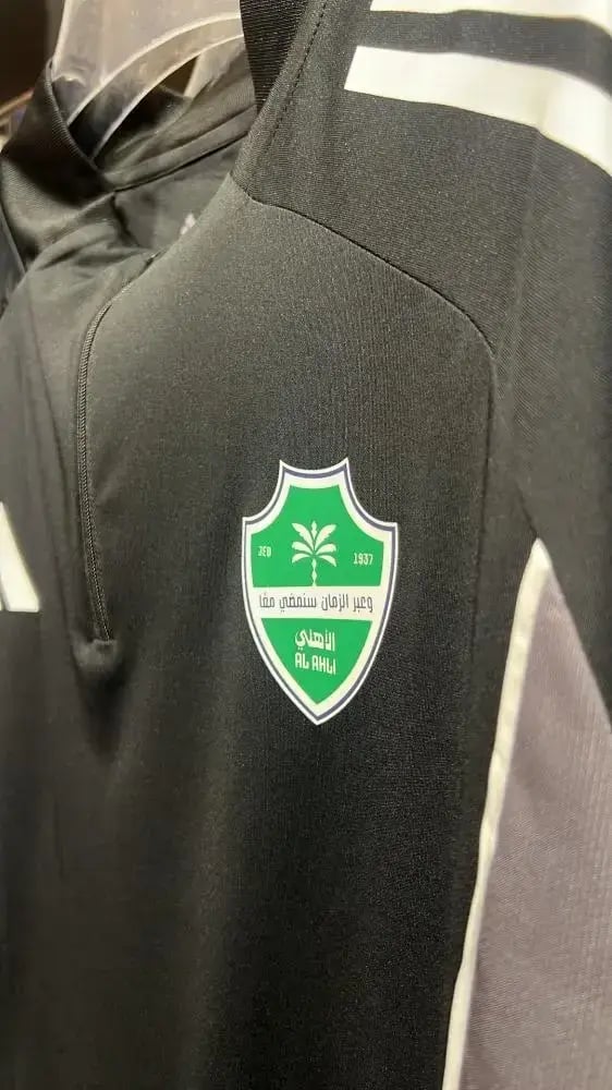 سويتر الأهلي الأسود للتدريب 2026 فخامة ملكية