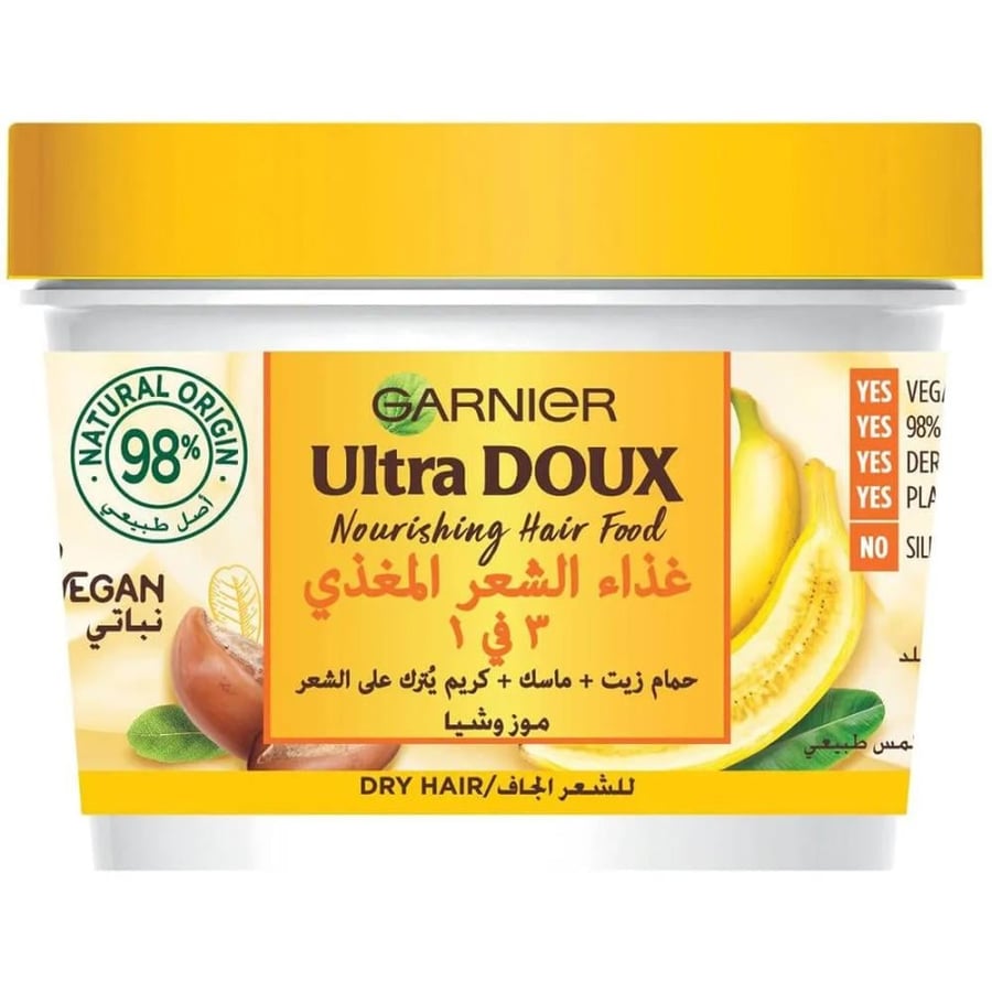 الترا دو غذاء الشعر المغذي 3 * 1 بالموز 390 مل?