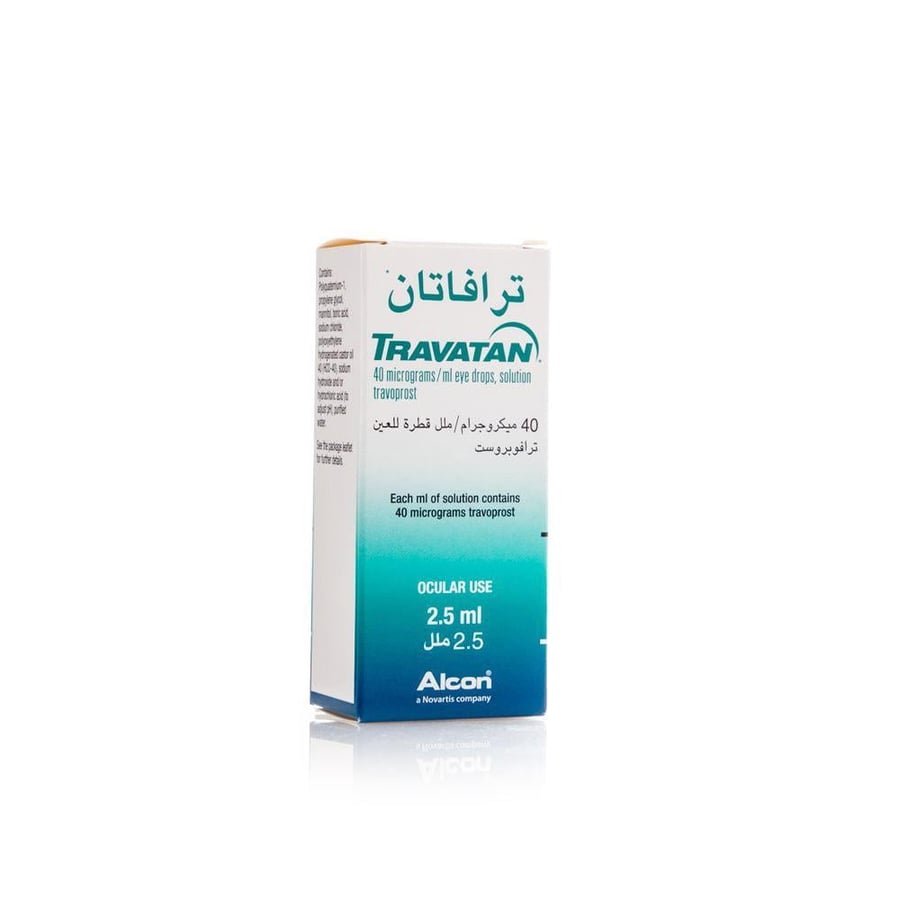 ترافاتان 2.5 مل نقط بالعين