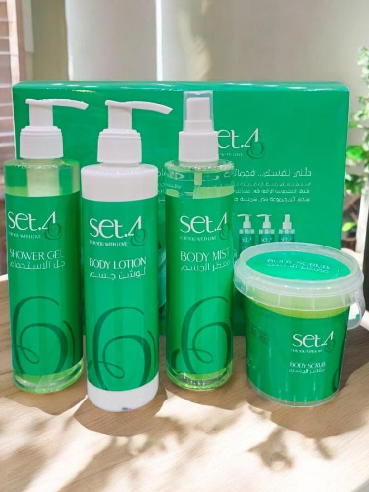 Beauty care set - green set 4