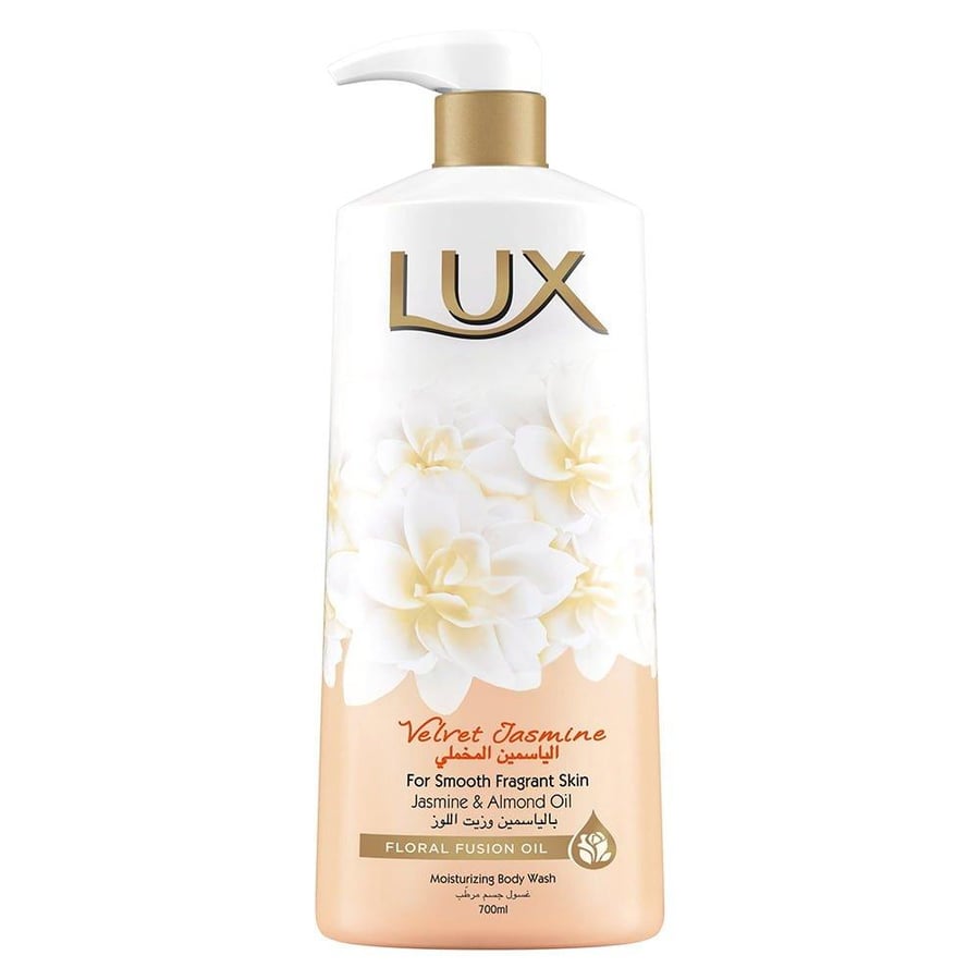 Lux moisturizing body wash with velvety jasmine and almond oil 700 ml