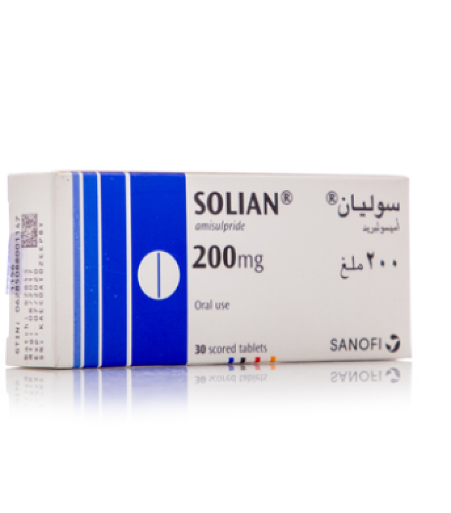 سوليان أميسولبرايد 200 مجم - 30 قرص