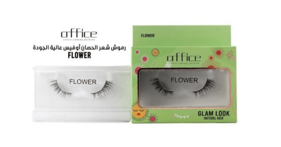 رموش طرفية طبيعية فلاور اوفيس -FLOWER S10