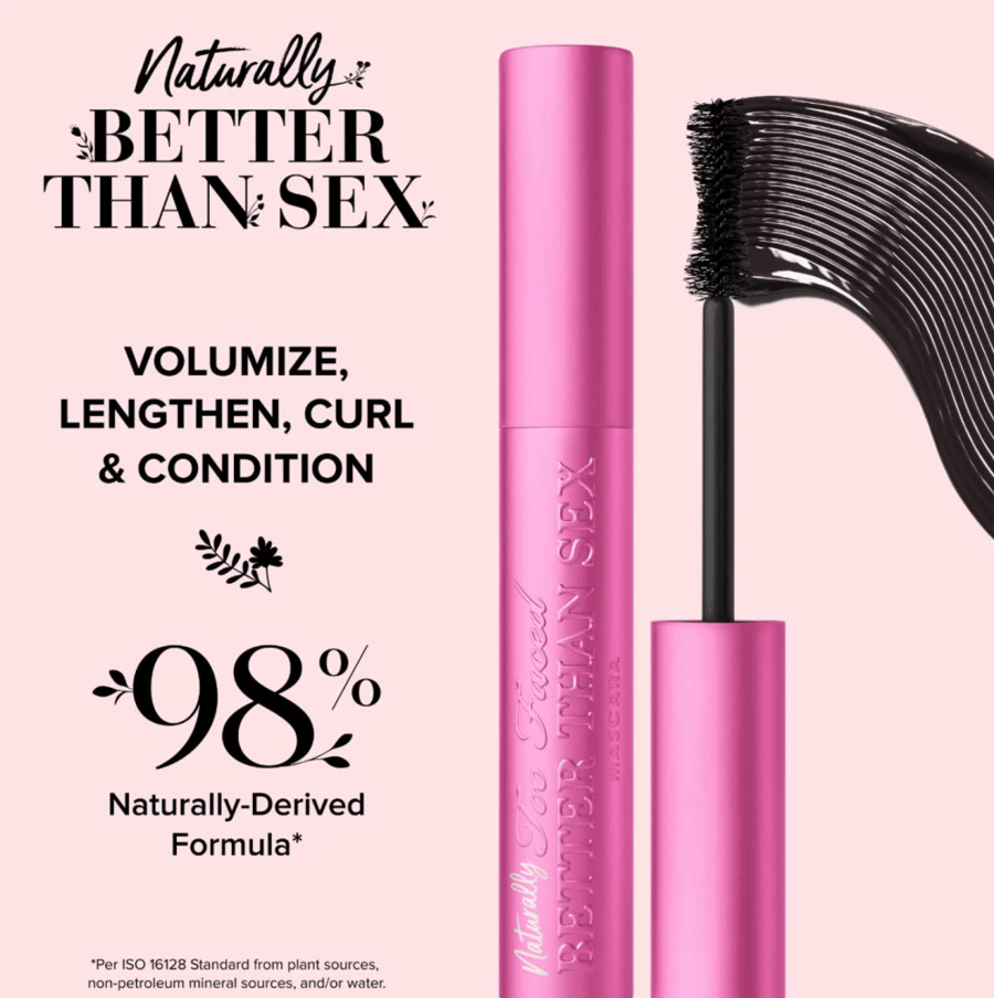 ماسكرا تطويل وتكثيف بيتر ذانسكس من توفيسد Too Faced Naturally Better T