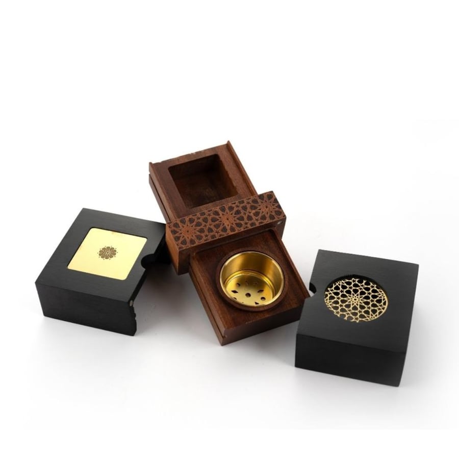 Wooden Arabesque incense holder