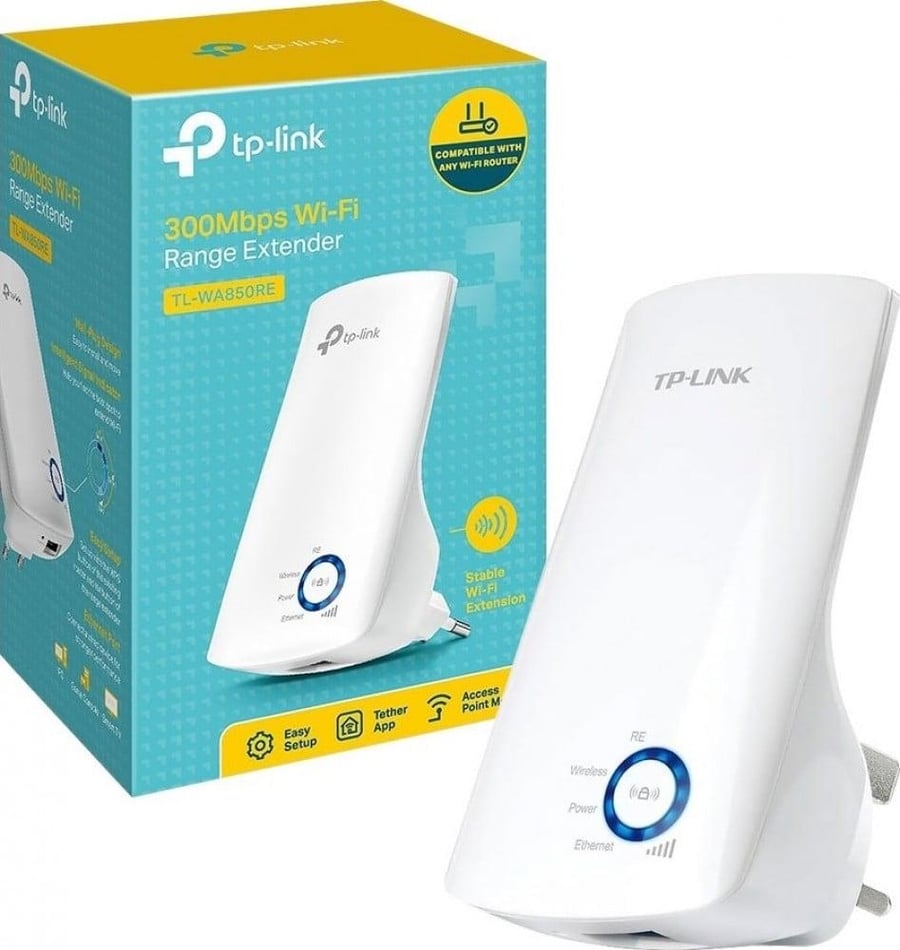 مقوي إشارة واي فاي TP-Link TL-WA850RE بسرعة 300Mbps