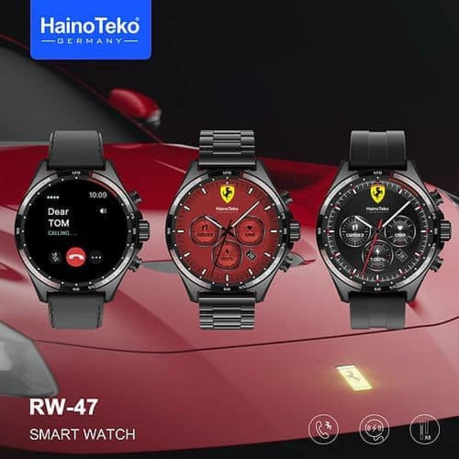 ساعة ذكية RW47-Haino بتصميم أنيق ووظائف متقدمة تشمل تتبع اللياقة والإش