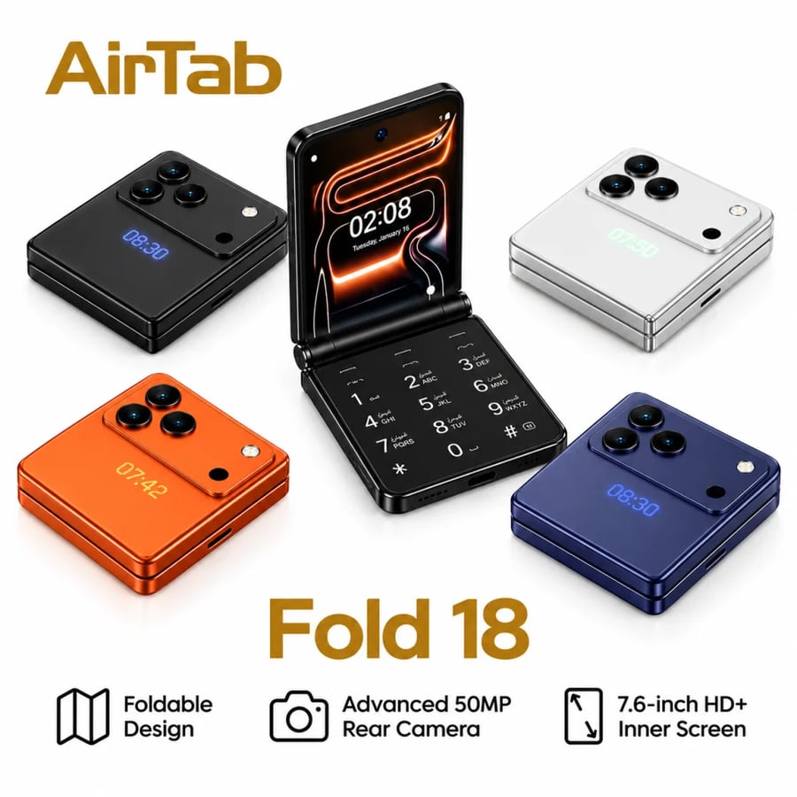 جوال AirTab Fold 18 قابل للطي