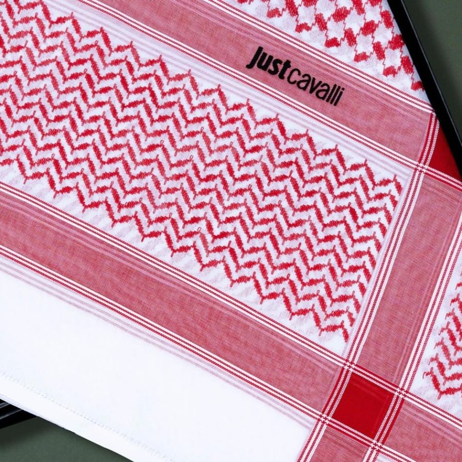 شماغ Just cavalli أحمر J.C-2-R