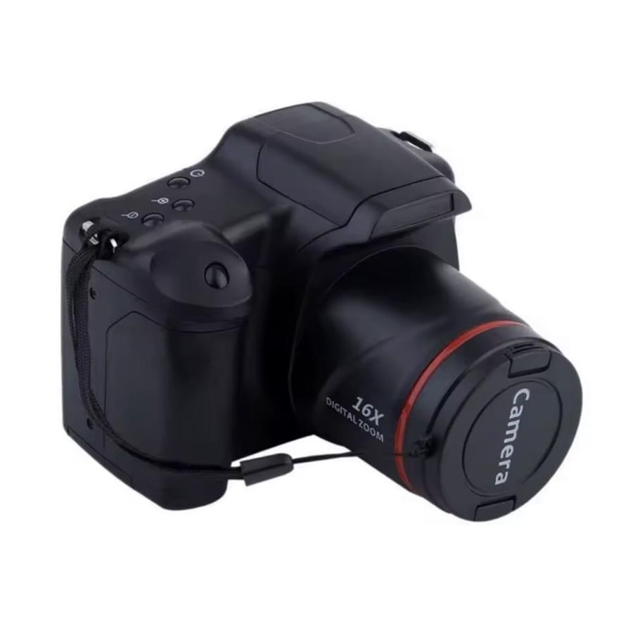 كاميرا رقمية ذكية للتصوير الفوتوغرافي والفيديو، كامكورد مزودة بزوم 16X بدقة 4K، بدون مرآة وقابلة لإعادة الشحن، بعدسة تليفوتو