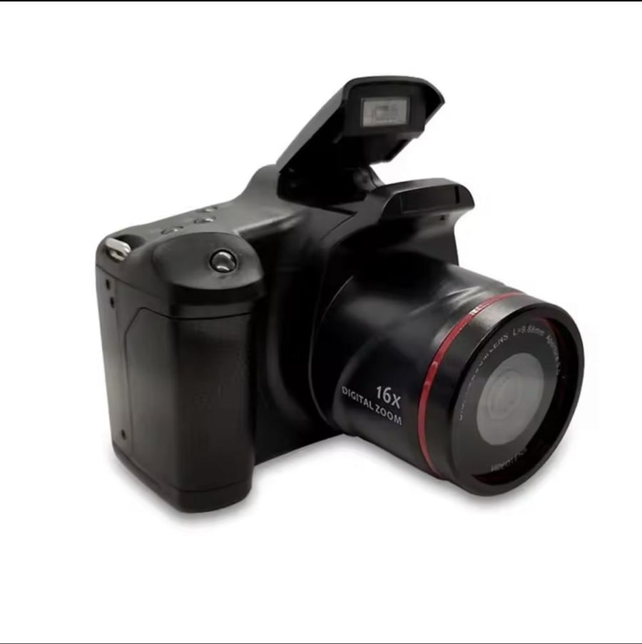 كاميرا رقمية ذكية للتصوير الفوتوغرافي والفيديو، كامكورد مزودة بزوم 16X بدقة 4K، بدون مرآة وقابلة لإعادة الشحن، بعدسة تليفوتو
