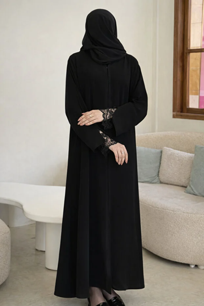Lamsa عباية ريماس قماش كريب ملكي طايح